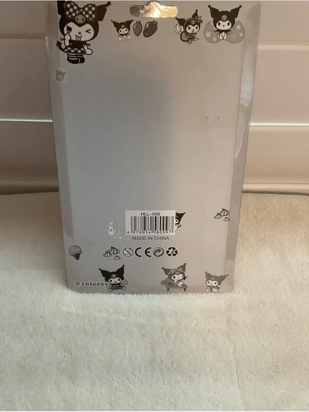 Purple Kuromi-Themed Kids Stationery Set by Sanrio